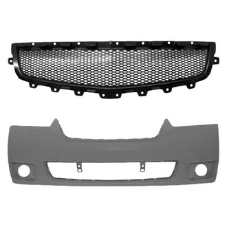 Sherman® - 2-Piece (Front Bumper Cover, Grille) (Value Line)