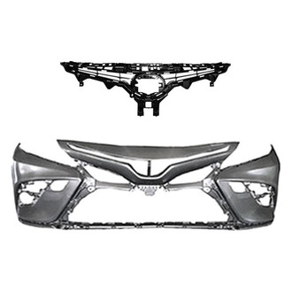 Sherman® - 2-Piece (Front Bumper Cover, Grille) (Value Line)