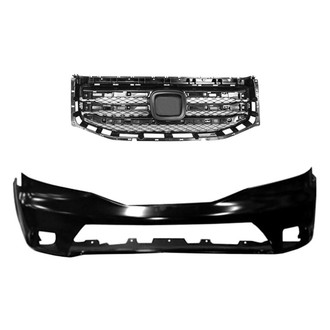 Sherman® - 2-Piece (Front Bumper Cover, Grille) (CAPA Certified)
