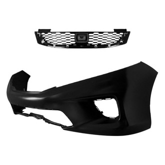 Sherman® - 2-Piece (Front Bumper Cover, Grille) (CAPA Certified)