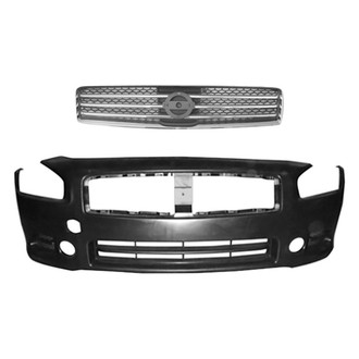 Sherman® - 2-Piece (Front Bumper Cover, Grille) (CAPA Certified)