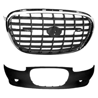 Sherman® - 2-Piece (Front Bumper Cover, Grille) (Value Line)