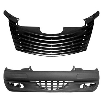 Sherman® - 2-Piece (Front Bumper Cover, Grille) (Value Line)