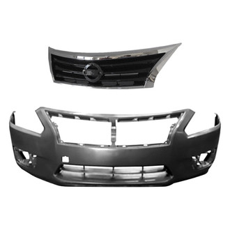 Sherman® - 2-Piece (Front Bumper Cover, Grille) (CAPA Certified)