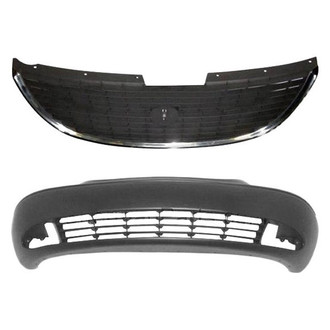 Sherman® - 2-Piece (Front Bumper Cover, Grille) (Value Line)