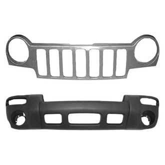 Sherman® - 2-Piece (Front Bumper Cover, Grille) (Value Line)
