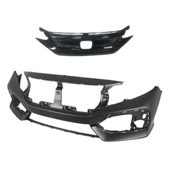 Sherman® - 2-Piece (Front Bumper Cover, Grille) (CAPA Certified)