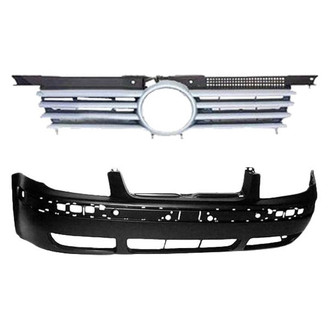 Sherman® - 2-Piece (Front Bumper Cover, Grille) (Value Line)