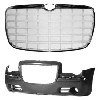 Sherman® - 2-Piece (Front Bumper Cover, Grille) (Value Line)