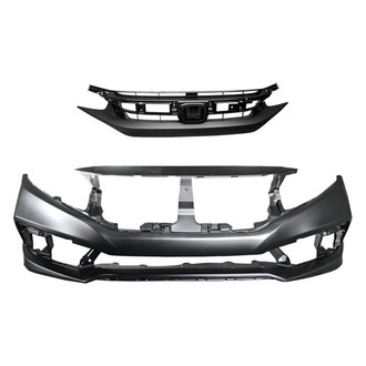 Sherman® - 2-Piece (Front Bumper Cover, Grille) (CAPA Certified)