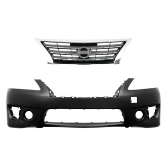 Sherman® - 2-Piece (Front Bumper Cover, Grille) (CAPA Certified)