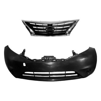 Sherman® - 2-Piece (Front Bumper Cover, Grille) (CAPA Certified)