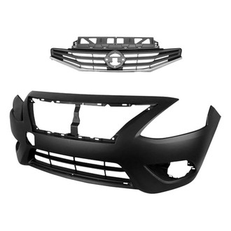 Sherman® - 2-Piece (Front Bumper Cover, Grille) (CAPA Certified)