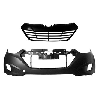 Sherman® - 2-Piece (Front Bumper Cover, Grille) (CAPA Certified)