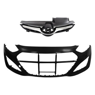 Sherman® - 2-Piece (Front Bumper Cover, Grille) (CAPA Certified)