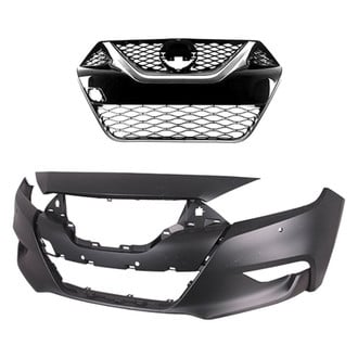 Sherman® - 2-Piece (Front Bumper Cover, Grille) (CAPA Certified)