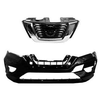 Sherman® - 2-Piece (Front Bumper Cover, Grille) (CAPA Certified)