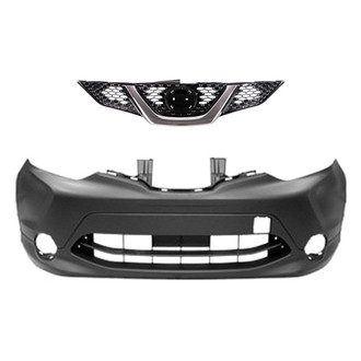 Sherman® - 2-Piece (Front Bumper Cover, Grille) (CAPA Certified)
