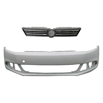 Sherman® - 2-Piece (Front Bumper Cover, Grille) (Value Line)