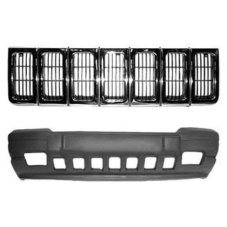 Sherman® - 2-Piece (Front Bumper Cover, Grille) (Value Line)