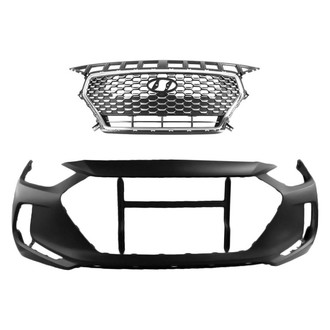 Sherman® - 2-Piece (Front Bumper Cover, Grille) (CAPA Certified)