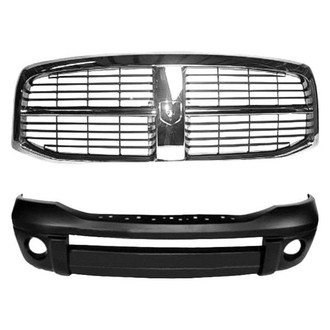 Sherman® - 2-Piece (Front Bumper Cover, Grille) (Value Line)