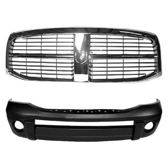Sherman® - 2-Piece (Front Bumper Cover, Grille) (Value Line)