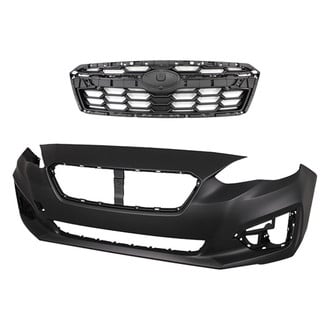 Sherman® - 2-Piece (Front Bumper Cover, Grille) (CAPA Certified)