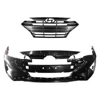 Sherman® - 2-Piece (Front Bumper Cover, Grille) (CAPA Certified)