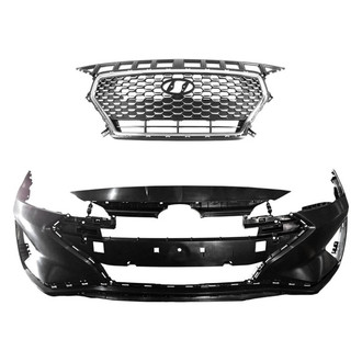 Sherman® - 2-Piece (Front Bumper Cover, Grille) (CAPA Certified)