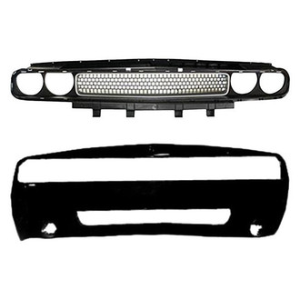 Sherman® - 2-Piece (Front Bumper Cover, Grille) (Value Line)