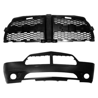 Sherman® - 2-Piece (Front Bumper Cover, Grille) (Value Line)