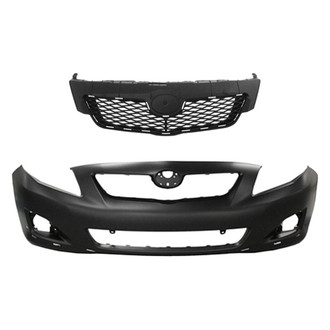 Sherman® - 2-Piece (Front Bumper Cover, Grille) (CAPA Certified)