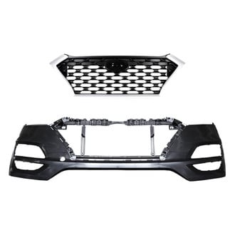 Sherman® - 2-Piece (Front Bumper Cover, Grille) (CAPA Certified)