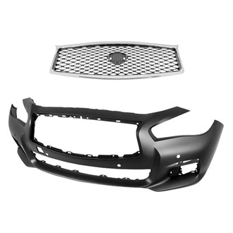 Sherman® - 2-Piece (Front Bumper Cover, Grille) (CAPA Certified)