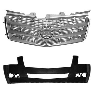 Sherman® - 2-Piece (Front Bumper Cover, Grille) (Value Line)