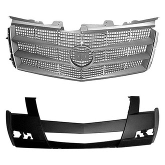 Sherman® - 2-Piece (Front Bumper Cover, Grille) (Value Line)