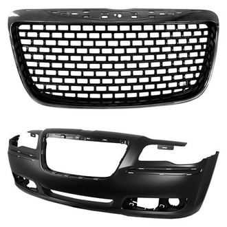 Sherman® - 2-Piece (Front Bumper Cover, Grille) (Value Line)