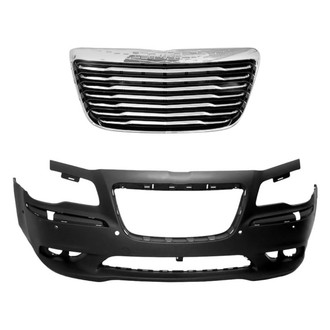 Sherman® - 2-Piece (Front Bumper Cover, Grille) (Value Line)