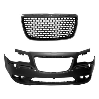 Sherman® - 2-Piece (Front Bumper Cover, Grille) (Value Line)