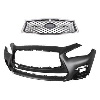 Sherman® - 2-Piece (Front Bumper Cover, Grille) (CAPA Certified)