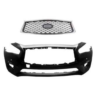Sherman® - 2-Piece (Front Bumper Cover, Grille) (CAPA Certified)