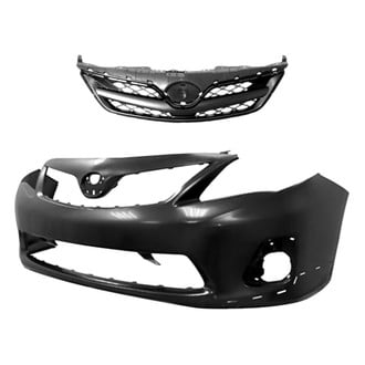 Sherman® - 2-Piece (Front Bumper Cover, Grille) (CAPA Certified)