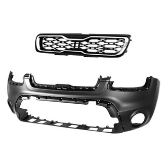 Sherman® - 2-Piece (Front Bumper Cover, Grille) (CAPA Certified)