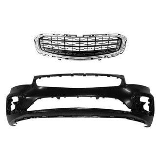 Sherman® - 2-Piece (Front Bumper Cover, Grille) (Value Line)