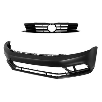 Sherman® - 2-Piece (Front Bumper Cover, Grille) (Value Line)