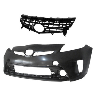 Sherman® - 2-Piece (Front Bumper Cover, Grille) (CAPA Certified)