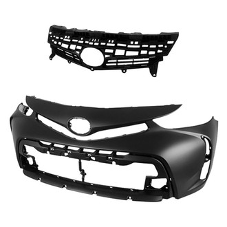 Sherman® - 2-Piece (Front Bumper Cover, Grille) (CAPA Certified)