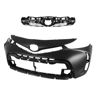 Sherman® - 2-Piece (Front Bumper Cover, Grille) (CAPA Certified)