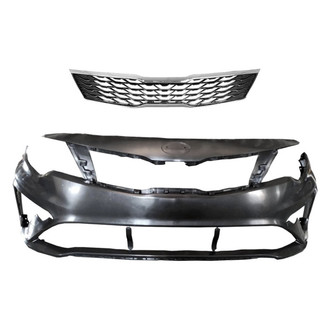 Sherman® - 2-Piece (Front Bumper Cover, Grille) (CAPA Certified)